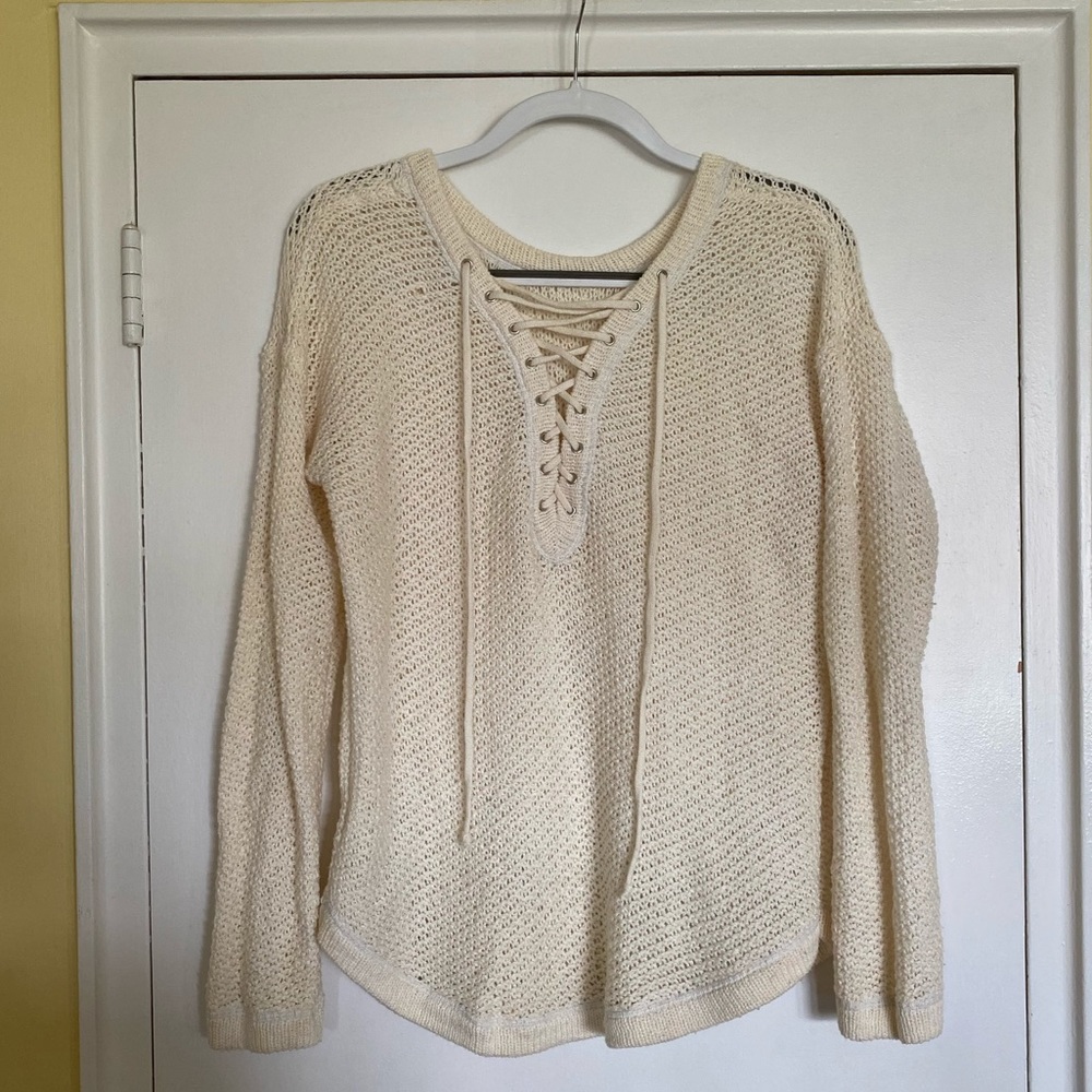 Cream sweater from Urban Outfitters